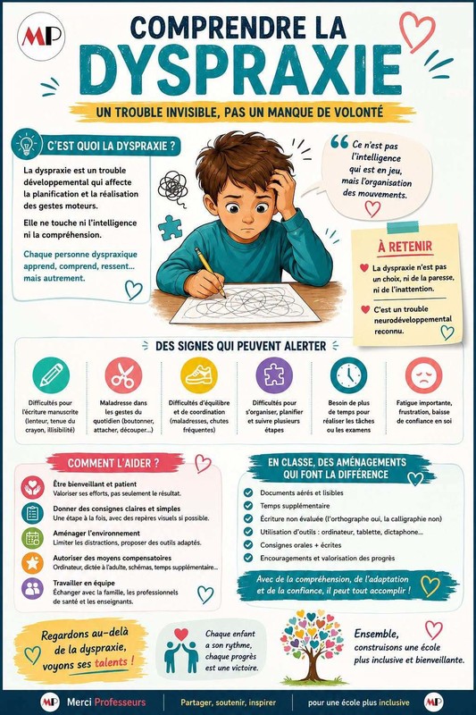 comprendre la dyspraxie